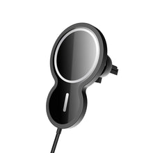 Load image into Gallery viewer, W34 Inverted Gourd-shaped Magnetic Car Wireless Charger Mobile Phone Holder