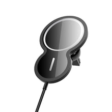 Load image into Gallery viewer, W34 Inverted Gourd-shaped Magnetic Car Wireless Charger Mobile Phone Holder