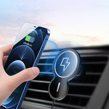 Load image into Gallery viewer, W34 Inverted Gourd-shaped Magnetic Car Wireless Charger Mobile Phone Holder