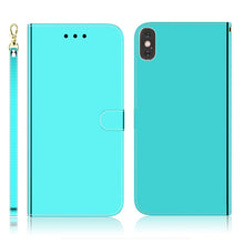 Load image into Gallery viewer, Imitated Mirror Surface Horizontal Flip Leather Case with Holder &amp; Card Slots &amp; Wallet &amp; Lanyard