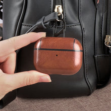 Load image into Gallery viewer, For Apple AirPods Pro Wireless Earphone Protective Leather Case with Hook