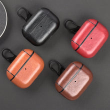 Load image into Gallery viewer, For Apple AirPods Pro Wireless Earphone Protective Leather Case with Hook