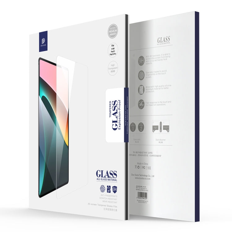 DUX DUCIS 0.33mm 9H HD Full Screen Tempered Glass Film, For Xiaomi Pad 5 / Pad 5 Pro