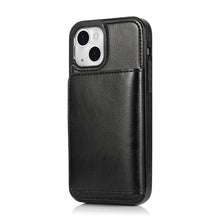 Load image into Gallery viewer, Shockproof PU + TPU Protective Case with Card Slots &amp; Holder, For iPhone 13 mini, For iPhone 13, For iPhone 13 Pro, For iPhone 13 Pro Max