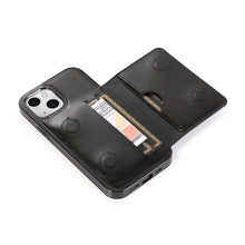 Load image into Gallery viewer, Shockproof PU + TPU Protective Case with Card Slots &amp; Holder, For iPhone 13 mini, For iPhone 13, For iPhone 13 Pro, For iPhone 13 Pro Max