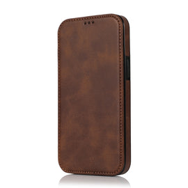 Strong Magnetic Closure PU + TPU Leather Case with Card Slots & Holder, For iPhone 13 mini, For iPhone 13, For iPhone 13 Pro, For iPhone 13 Pro Max