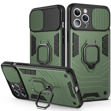 Load image into Gallery viewer, Sliding Camera Cover Design TPU + PC Shockproof Case with Ring Holder, For iPhone 13 Pro, For iPhone 13, For iPhone 13 Pro Max