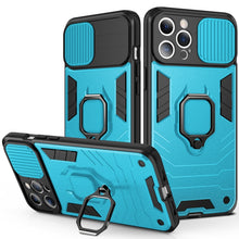 Load image into Gallery viewer, Sliding Camera Cover Design TPU + PC Shockproof Case with Ring Holder, For iPhone 13 Pro, For iPhone 13, For iPhone 13 Pro Max
