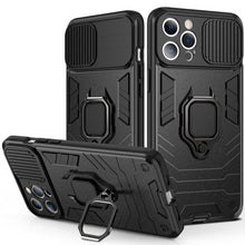 Load image into Gallery viewer, Sliding Camera Cover Design TPU + PC Shockproof Case with Ring Holder, For iPhone 13 Pro, For iPhone 13, For iPhone 13 Pro Max