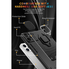Load image into Gallery viewer, Sliding Camera Cover Design TPU + PC Shockproof Case with Ring Holder, For iPhone 13 Pro, For iPhone 13, For iPhone 13 Pro Max