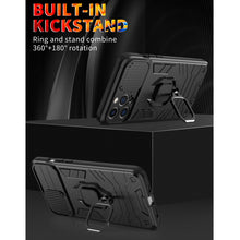 Load image into Gallery viewer, Sliding Camera Cover Design TPU + PC Shockproof Case with Ring Holder, For iPhone 13 Pro, For iPhone 13, For iPhone 13 Pro Max