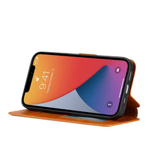 Load image into Gallery viewer, Shockproof PU + TPU Leather Case with Card Slots &amp; Holder &amp; Photo Frame &amp; Wallet, For iPhone 13 mini, For iPhone 13, For iPhone 13 Pro, For iPhone 13 Pro Max