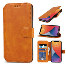 Load image into Gallery viewer, Shockproof PU + TPU Leather Case with Card Slots &amp; Holder &amp; Photo Frame &amp; Wallet, For iPhone 13 mini, For iPhone 13, For iPhone 13 Pro, For iPhone 13 Pro Max