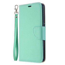 Litchi Texture Pure Color Horizontal Flip PU Leather Case with Holder & Card Slots & Wallet & Lanyard, For Xiaomi Redmi  8