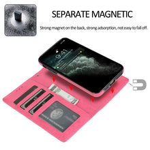 Load image into Gallery viewer, Retro 2 in 1 Detachable Magnetic Horizontal Flip TPU + PU Leather Case with Holder &amp; Card Slots &amp; Photo Frame &amp; Wallet, For iPhone 13 mini, For iPhone 13, For iPhone 13 Pro, For iPhone 13 Pro Max