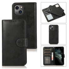 Load image into Gallery viewer, Retro 2 in 1 Detachable Magnetic Horizontal Flip TPU + PU Leather Case with Holder &amp; Card Slots &amp; Photo Frame &amp; Wallet, For iPhone 13 mini, For iPhone 13, For iPhone 13 Pro, For iPhone 13 Pro Max