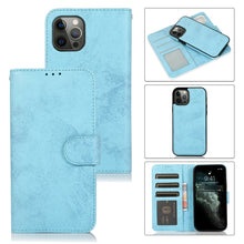Load image into Gallery viewer, Retro 2 in 1 Detachable Magnetic Horizontal Flip TPU + PU Leather Case with Holder &amp; Card Slots &amp; Photo Frame &amp; Wallet, For iPhone 13 mini, For iPhone 13, For iPhone 13 Pro, For iPhone 13 Pro Max