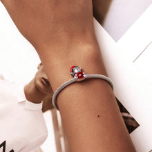 Load image into Gallery viewer, S925 Sterling Silver Christmas Bear Beads DIY Bracelet Necklace Accessories, SCC2035