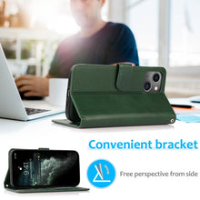 Load image into Gallery viewer, Calf Texture 2 in 1 Detachable Magnetic Back Cover Horizontal Flip Leather Case with Holder &amp; Card Slots &amp; Wallet &amp; Photo Frame, For iPhone 13 mini, For iPhone 13, For iPhone 13 Pro, For iPhone 13 Pro Max