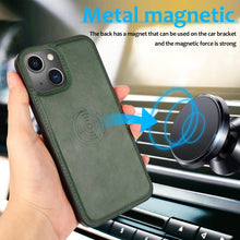 Load image into Gallery viewer, Calf Texture 2 in 1 Detachable Magnetic Back Cover Horizontal Flip Leather Case with Holder &amp; Card Slots &amp; Wallet &amp; Photo Frame, For iPhone 13 mini, For iPhone 13, For iPhone 13 Pro, For iPhone 13 Pro Max