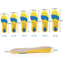 Load image into Gallery viewer, 086 PU Silicone Sweat-absorbent Breathable Shock-absorbing Sports Full Shoe Pads Cuttable Increase Insole, 35-36, 37-38, 39-40, 41-42, 43-44, 45-46