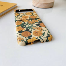 Load image into Gallery viewer, Small Floral Shockproof PC + Water Paste Protective Case, For Samsung Galaxy Z Flip3 5G