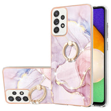 Load image into Gallery viewer, Electroplating Marble Pattern IMD TPU Shockproof Case with Ring Holder, For Samsung Galaxy A32 4G EU Version, For Samsung Galaxy A32 5G, For Samsung Galaxy A52 5G / 4G, For Samsung Galaxy A72 5G / 4G, For Samsung Galaxy S20 FE  5G / 4G                 ...