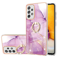 Load image into Gallery viewer, Electroplating Marble Pattern IMD TPU Shockproof Case with Ring Holder, For Samsung Galaxy A32 4G EU Version, For Samsung Galaxy A32 5G, For Samsung Galaxy A52 5G / 4G, For Samsung Galaxy A72 5G / 4G, For Samsung Galaxy S20 FE  5G / 4G                 ...