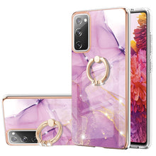 Load image into Gallery viewer, Electroplating Marble Pattern IMD TPU Shockproof Case with Ring Holder, For Samsung Galaxy A32 4G EU Version, For Samsung Galaxy A32 5G, For Samsung Galaxy A52 5G / 4G, For Samsung Galaxy A72 5G / 4G, For Samsung Galaxy S20 FE  5G / 4G                 ...