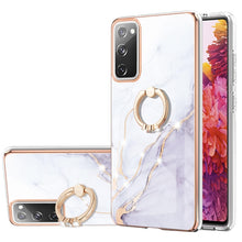 Load image into Gallery viewer, Electroplating Marble Pattern IMD TPU Shockproof Case with Ring Holder, For Samsung Galaxy A32 4G EU Version, For Samsung Galaxy A32 5G, For Samsung Galaxy A52 5G / 4G, For Samsung Galaxy A72 5G / 4G, For Samsung Galaxy S20 FE  5G / 4G                 ...
