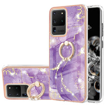 Load image into Gallery viewer, Electroplating Marble Pattern IMD TPU Shockproof Case with Ring Holder, For Samsung Galaxy A32 4G EU Version, For Samsung Galaxy A32 5G, For Samsung Galaxy A52 5G / 4G, For Samsung Galaxy A72 5G / 4G, For Samsung Galaxy S20 FE  5G / 4G                 ...