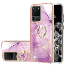 Load image into Gallery viewer, Electroplating Marble Pattern IMD TPU Shockproof Case with Ring Holder, For Samsung Galaxy A32 4G EU Version, For Samsung Galaxy A32 5G, For Samsung Galaxy A52 5G / 4G, For Samsung Galaxy A72 5G / 4G, For Samsung Galaxy S20 FE  5G / 4G                 ...