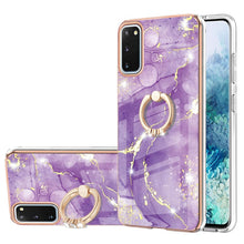 Load image into Gallery viewer, Electroplating Marble Pattern IMD TPU Shockproof Case with Ring Holder, For Samsung Galaxy A32 4G EU Version, For Samsung Galaxy A32 5G, For Samsung Galaxy A52 5G / 4G, For Samsung Galaxy A72 5G / 4G, For Samsung Galaxy S20 FE  5G / 4G                 ...