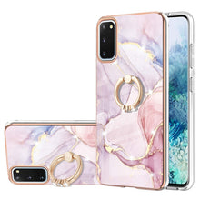 Load image into Gallery viewer, Electroplating Marble Pattern IMD TPU Shockproof Case with Ring Holder, For Samsung Galaxy A32 4G EU Version, For Samsung Galaxy A32 5G, For Samsung Galaxy A52 5G / 4G, For Samsung Galaxy A72 5G / 4G, For Samsung Galaxy S20 FE  5G / 4G                 ...