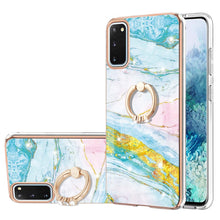 Load image into Gallery viewer, Electroplating Marble Pattern IMD TPU Shockproof Case with Ring Holder, For Samsung Galaxy A32 4G EU Version, For Samsung Galaxy A32 5G, For Samsung Galaxy A52 5G / 4G, For Samsung Galaxy A72 5G / 4G, For Samsung Galaxy S20 FE  5G / 4G                 ...