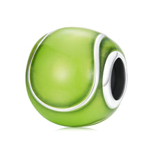 Load image into Gallery viewer, S925 Sterling Silver Green Tennis Beads DIY Bracelet Necklace Accessories, Green Tennis