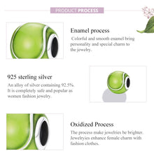 Load image into Gallery viewer, S925 Sterling Silver Green Tennis Beads DIY Bracelet Necklace Accessories, Green Tennis