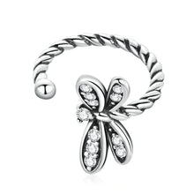 Load image into Gallery viewer, S925 Sterling Silver Exquisite Dragonfly Women Earrings, Dragonfly