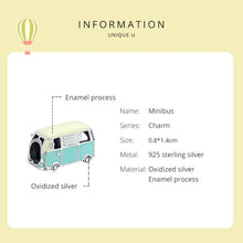Load image into Gallery viewer, S925 Sterling Silver Mini Bus Beads DIY Bracelet Necklace Accessories, Mini Bus