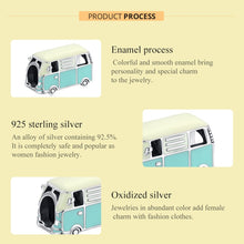 Load image into Gallery viewer, S925 Sterling Silver Mini Bus Beads DIY Bracelet Necklace Accessories, Mini Bus