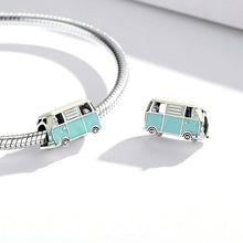 Load image into Gallery viewer, S925 Sterling Silver Mini Bus Beads DIY Bracelet Necklace Accessories, Mini Bus