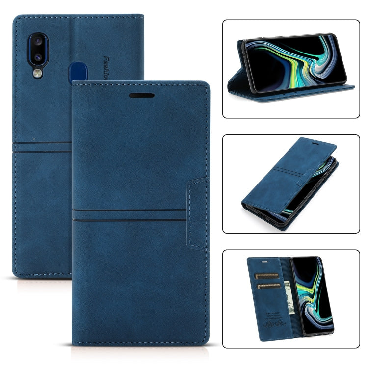 Dream Magnetic Suction Business Horizontal Flip PU Leather Case with Holder & Card Slot & Wallet, For Samsung Galaxy A12, For Samsung Galaxy A42 5G, For Samsung Galaxy A20 / A30, For Samsung Galaxy A20e, For Samsung Galaxy A40, For Samsung Galaxy A21s ...