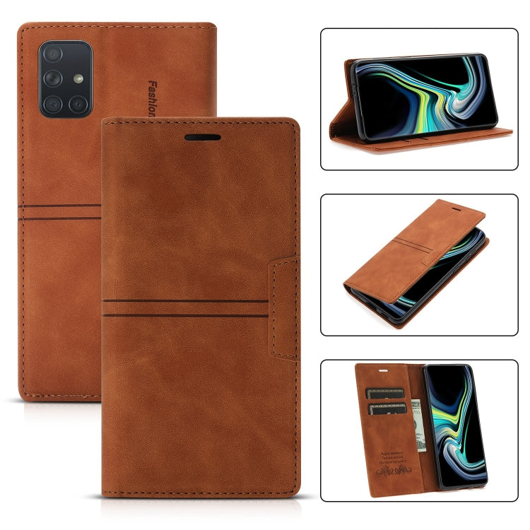 Dream Magnetic Suction Business Horizontal Flip PU Leather Case with Holder & Card Slot & Wallet, For Samsung Galaxy A32 4G, For Samsung Galaxy A52 5G / 4G, For Samsung Galaxy A72 5G / 4G, For Samsung Galaxy A82 5G, For Samsung Galaxy A50 / A30s / A50s...