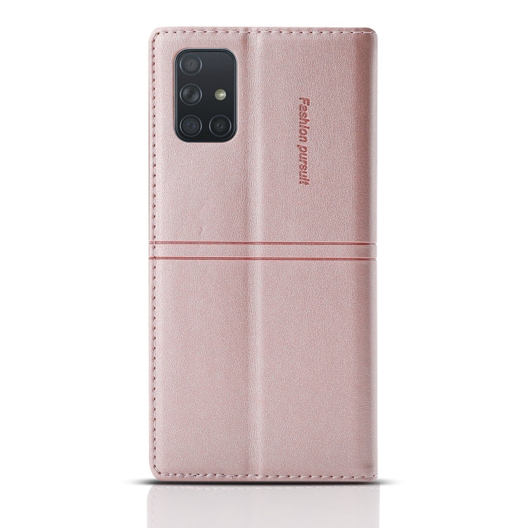 Dream Magnetic Suction Business Horizontal Flip PU Leather Case with Holder & Card Slot & Wallet, For Samsung Galaxy A91, For Samsung Galaxy A71 5G, For Samsung Galaxy A51 5G, For Samsung Galaxy A51 4G, For Samsung Galaxy Note9, For Samsung Galaxy Note...