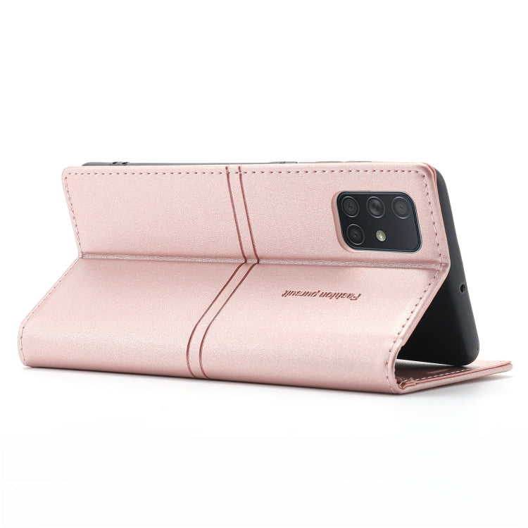 Dream Magnetic Suction Business Horizontal Flip PU Leather Case with Holder & Card Slot & Wallet, For Samsung Galaxy A91, For Samsung Galaxy A71 5G, For Samsung Galaxy A51 5G, For Samsung Galaxy A51 4G, For Samsung Galaxy Note9, For Samsung Galaxy Note...