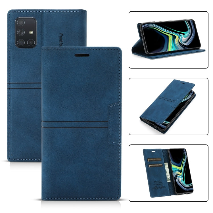 Dream Magnetic Suction Business Horizontal Flip PU Leather Case with Holder & Card Slot & Wallet, For Samsung Galaxy A91, For Samsung Galaxy A71 5G, For Samsung Galaxy A51 5G, For Samsung Galaxy A51 4G, For Samsung Galaxy Note9, For Samsung Galaxy Note...