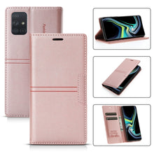 Load image into Gallery viewer, Dream Magnetic Suction Business Horizontal Flip PU Leather Case with Holder &amp; Card Slot &amp; Wallet, For Samsung Galaxy A91, For Samsung Galaxy A71 5G, For Samsung Galaxy A51 5G, For Samsung Galaxy A51 4G, For Samsung Galaxy Note9, For Samsung Galaxy Note...