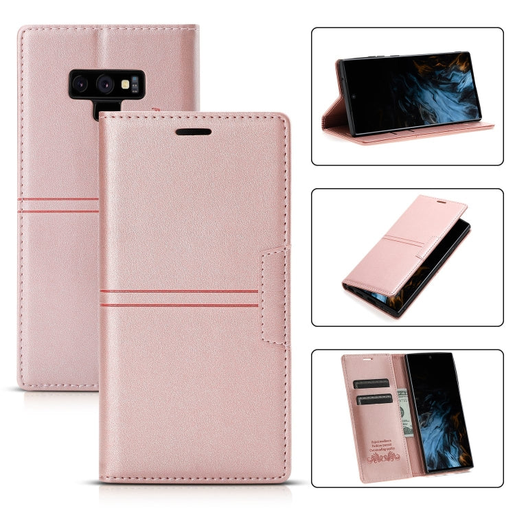 Dream Magnetic Suction Business Horizontal Flip PU Leather Case with Holder & Card Slot & Wallet, For Samsung Galaxy A91, For Samsung Galaxy A71 5G, For Samsung Galaxy A51 5G, For Samsung Galaxy A51 4G, For Samsung Galaxy Note9, For Samsung Galaxy Note...