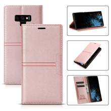 Load image into Gallery viewer, Dream Magnetic Suction Business Horizontal Flip PU Leather Case with Holder &amp; Card Slot &amp; Wallet, For Samsung Galaxy A91, For Samsung Galaxy A71 5G, For Samsung Galaxy A51 5G, For Samsung Galaxy A51 4G, For Samsung Galaxy Note9, For Samsung Galaxy Note...
