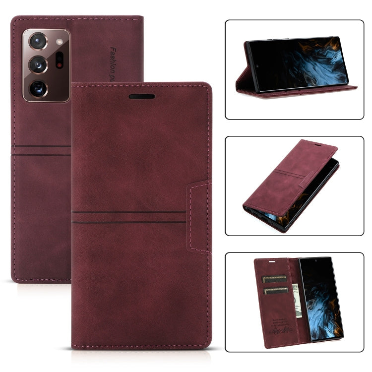 Dream Magnetic Suction Business Horizontal Flip PU Leather Case with Holder & Card Slot & Wallet, For Samsung Galaxy Note20 Ultra, For Samsung Galaxy S9+, For Samsung Galaxy S9, For Samsung Galaxy S10, For Samsung Galaxy S10+, For Samsung Galaxy S10e  ...